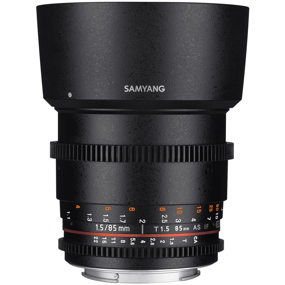 85mm T1.5 VDSLR AS IF UMC II, SLR, 9/7, Manuale, Sony, Nero, 7,8 cm, compatibile con attacco Sony A - Foto 2