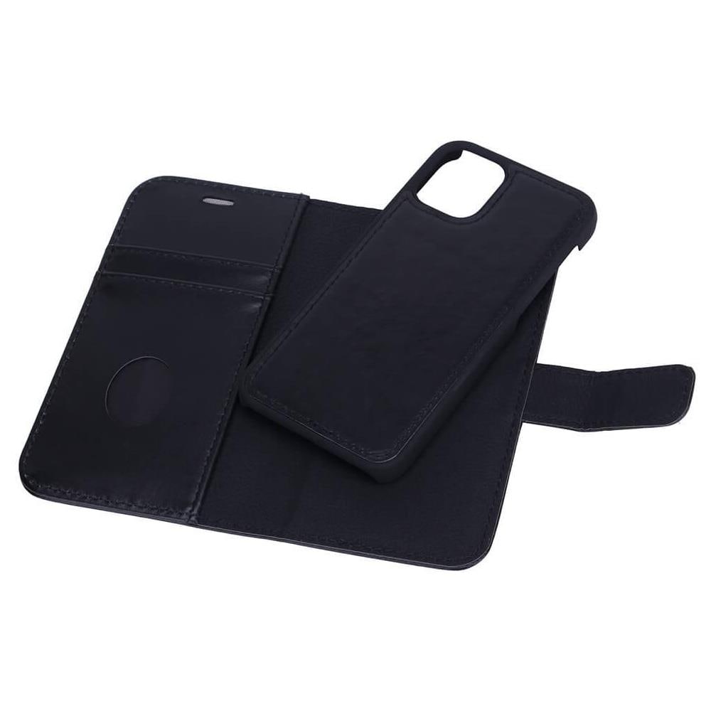 Mobilewallet In Pelle Resistente Alle Radiazioni Iphone 12 Mini 2in1 Magnetcover Nero - Foto 2