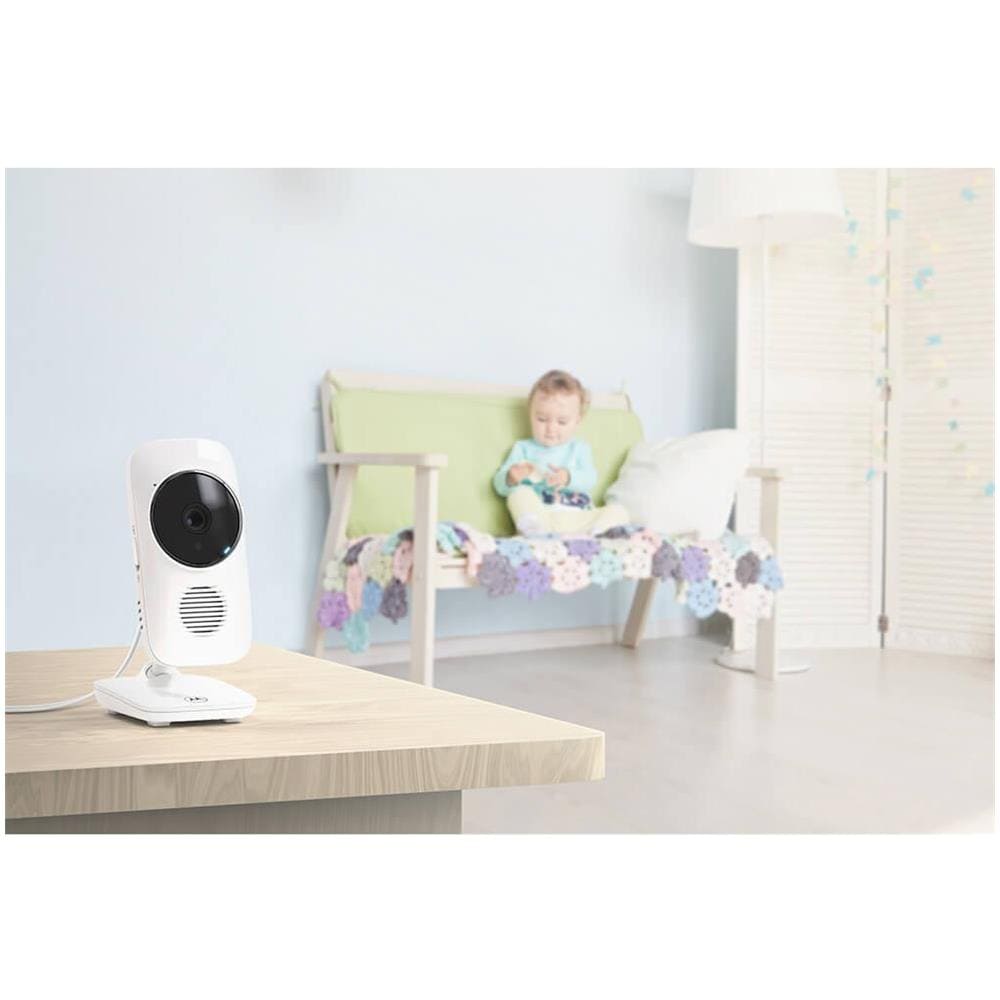 Baby Monitor Vm483 Con Telecamera Da 2,8"", Visione Notturna, Conversazione Bidirezionale, Zoom Digitale E Controllo Della Temperatura, Portata Fino A 300 Metri, Connessione Sicura E Privata. - Foto 2