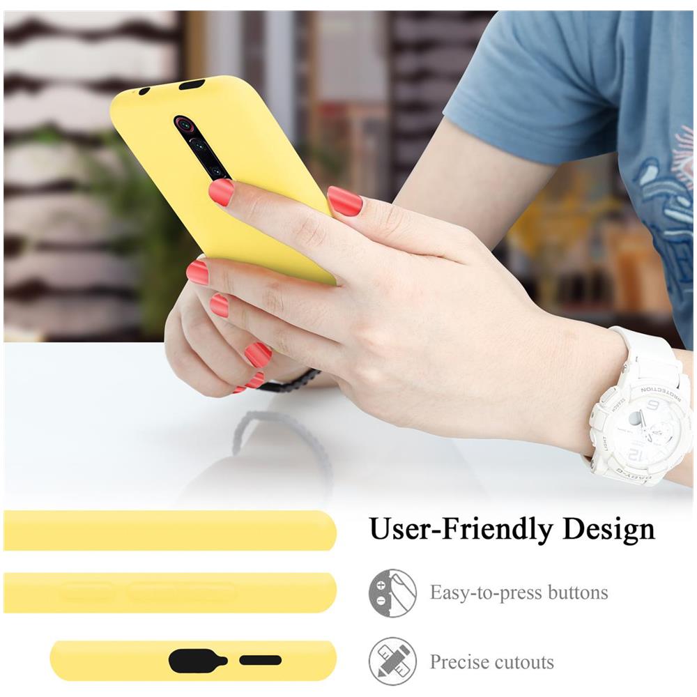 Cadorabo Custodia Compatibile Con Xiaomi Mi 9t / Redmi K20 / Redmi K20 Pro In Liquid Giallo - Coperchio Protettivo In Silicone Tpu Flessibile - Foto 7