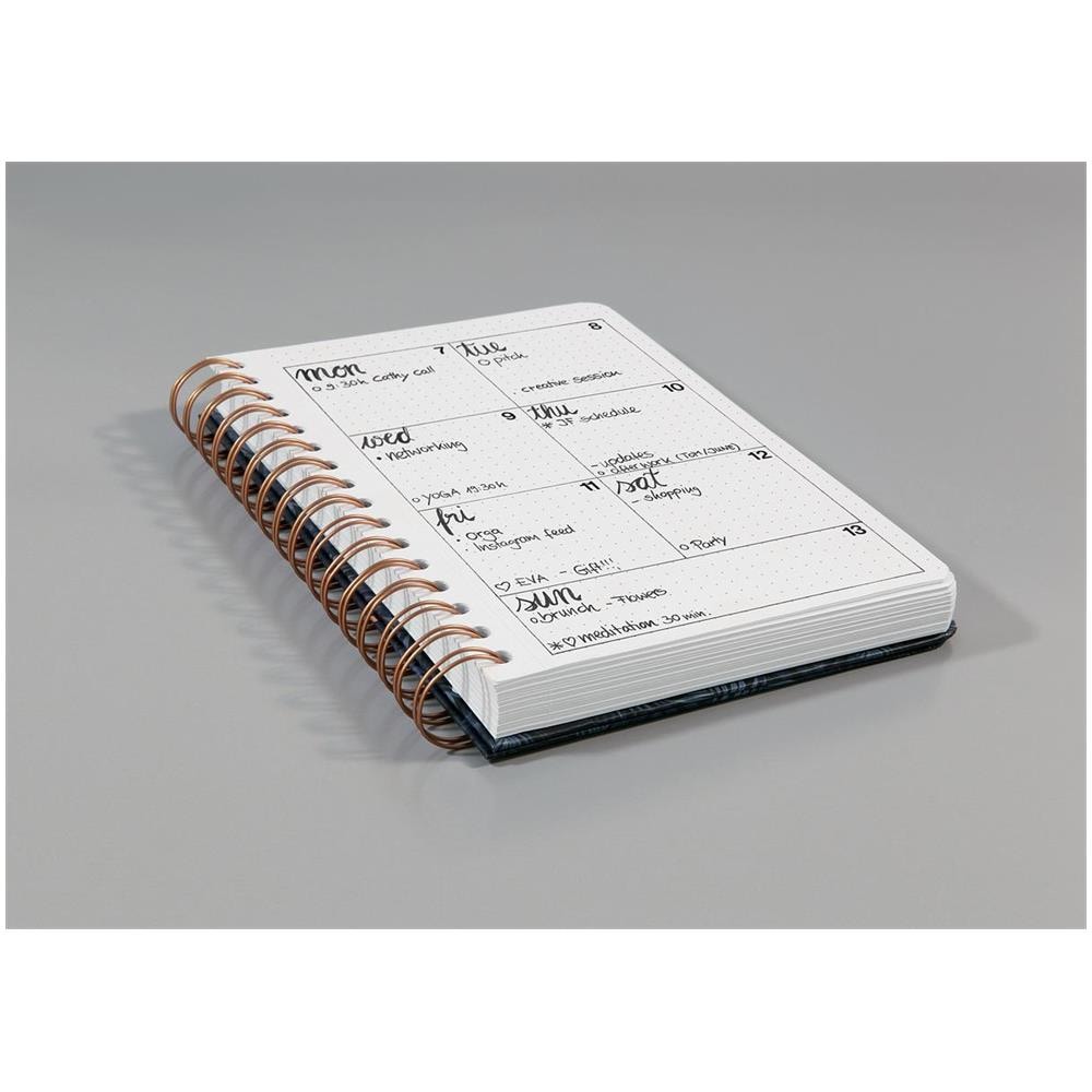 Jn601 Quaderno Per Scrivere A5 240 Fogli Nero, Rosa, Bianco - Foto 2