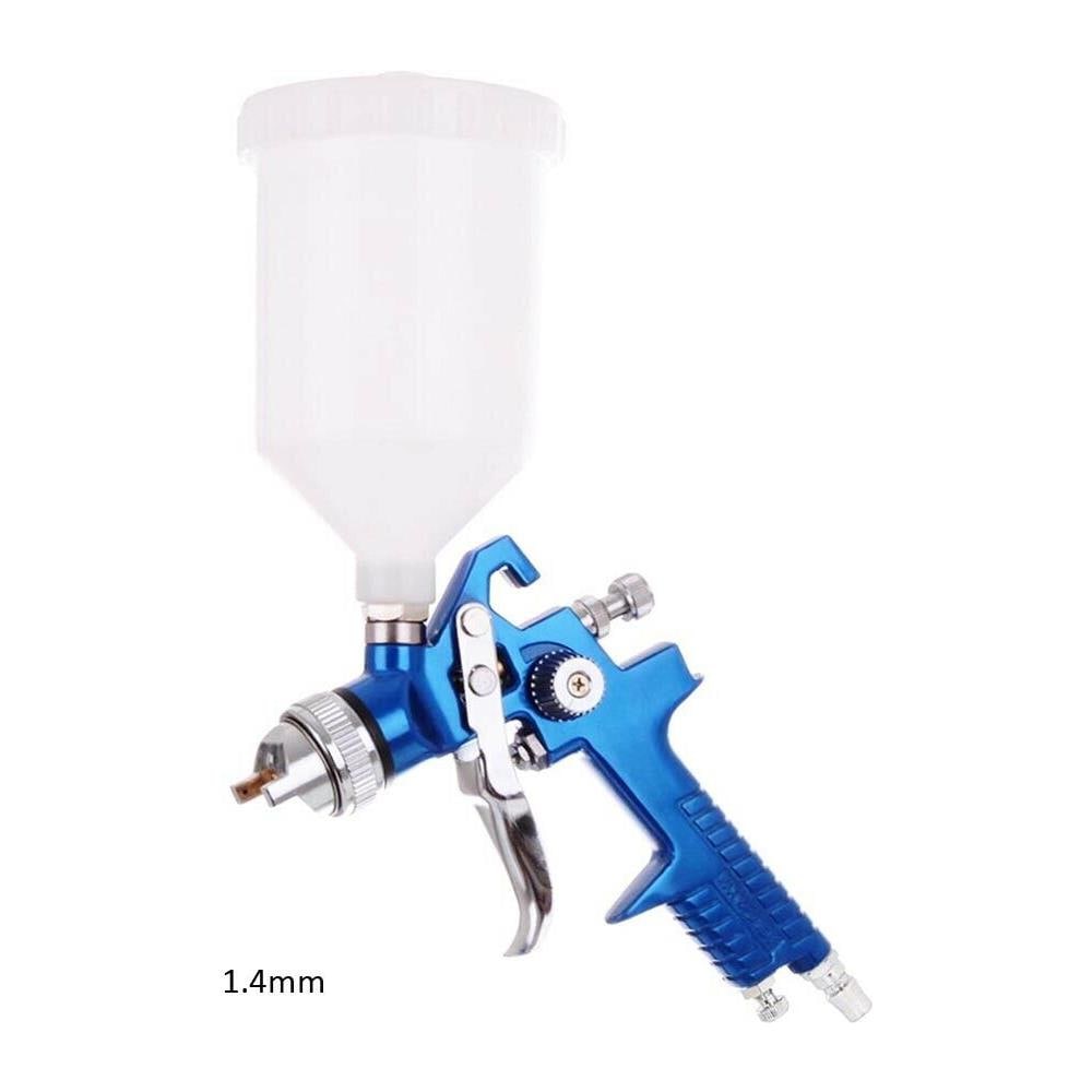 Aerografo Verniciatura Pistola Aria Compressa Ugello 1,4mm Coppa X Vernice 600ml - Foto 1