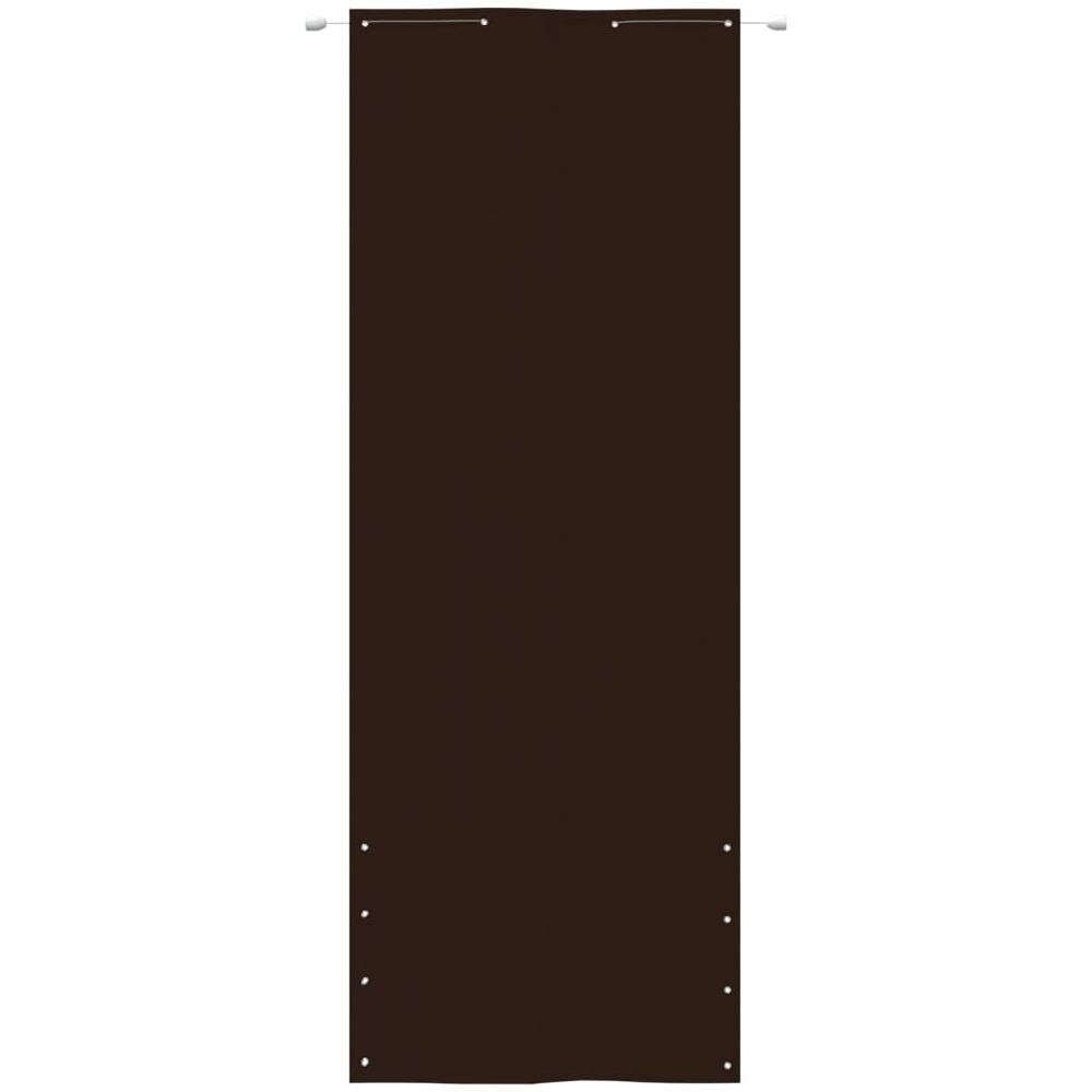 Paravento Per Balcone Marrone 80x240 Cm In Tessuto Oxford - Foto 2