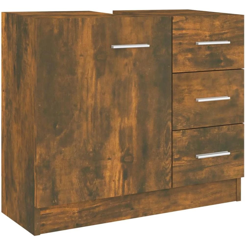 Armadio da Bagno Mobili bagno - Bianco 30x30x95 cm in Legno Multistrato