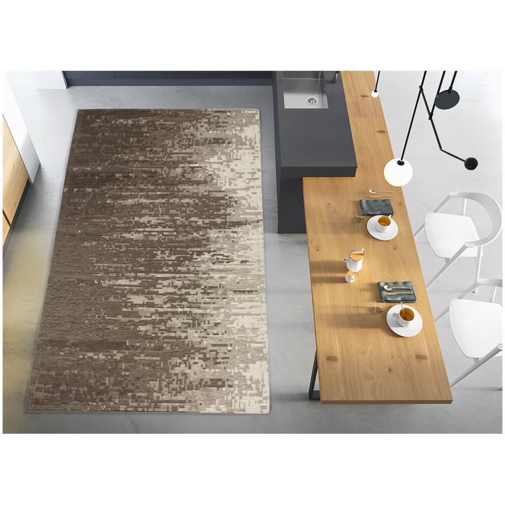 Tappeto Passatoia Cucina Corsia Retro Antiscivolo Disegno Tamigi Colore Fango By Suardi 55x280 Fango - Foto 1