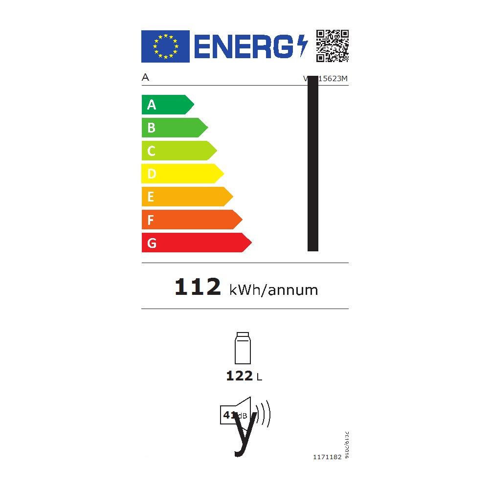 Frigorifero Monoporta VKS15623M Statico Classe F Capacità Lorda 122 litri Colore Menta - Foto 3