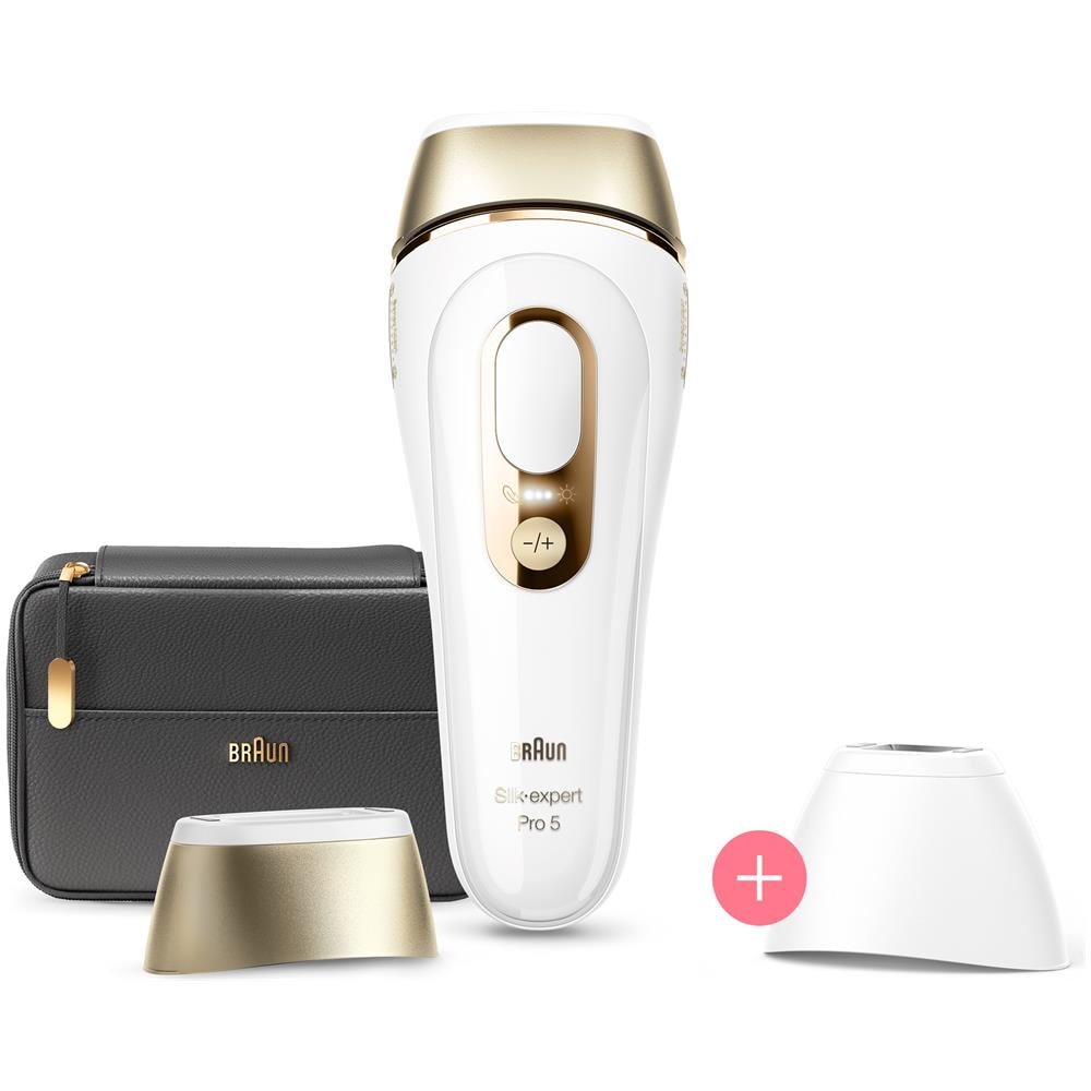 Silk-expert Pro Silk·expert Pro 5 PL5140 Luce pulsata intensa (IPL) Oro, Bianco - Foto 2