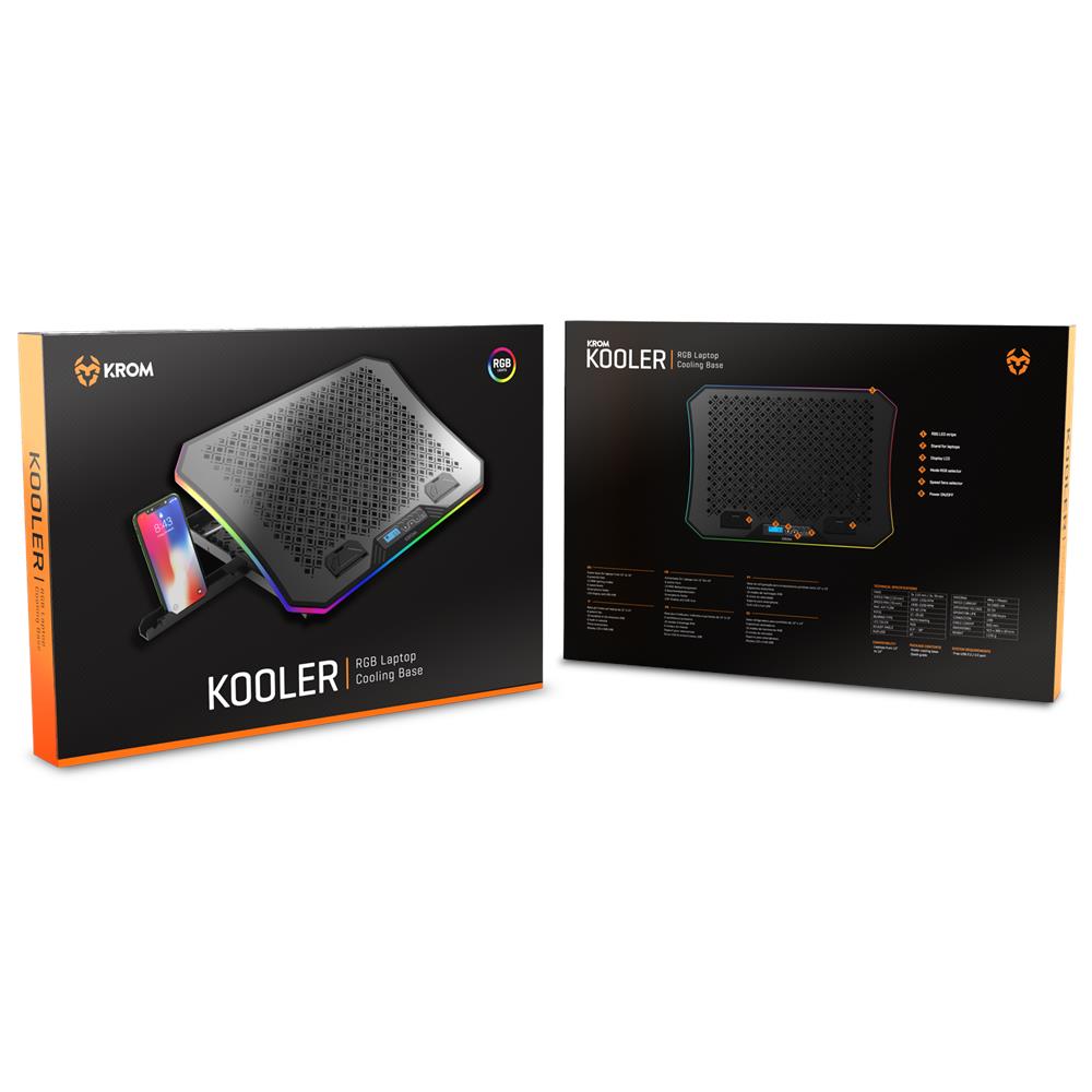 Kooler base di raffreddamento per laptop 48,3 cm (19") 2100 Giri /min Nero - Foto 10