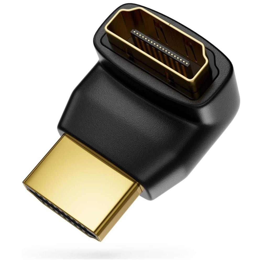 Adattatore HDMI M /F 90° verso il basso (IADAP HDMI-L) - Foto 4
