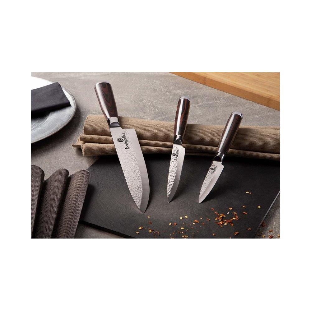 BH-2486 Shine Basalt Set di coltelli in acciaio inossidabile da 3 pezzi - Foto 2