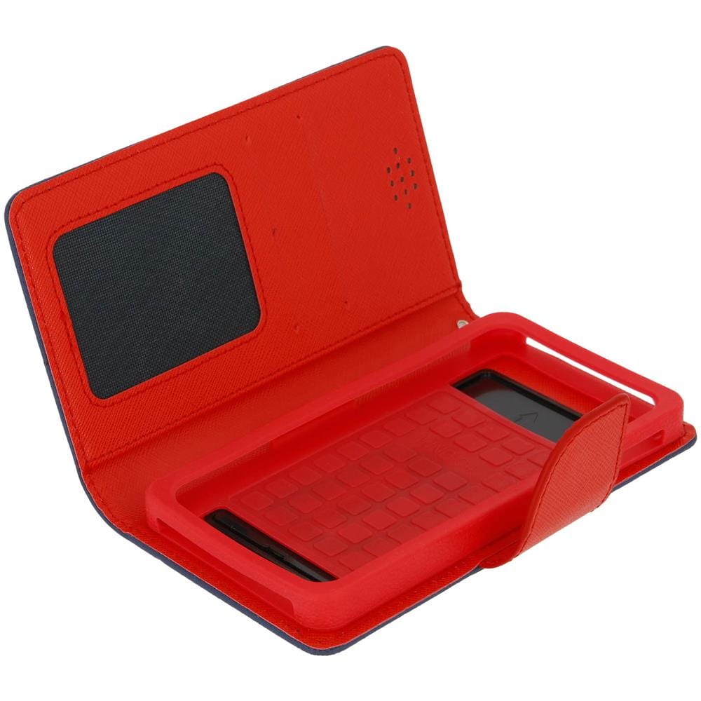 Custodia Portafoglio Fancy Style Per Smartphone Taglia L - Blu - Foto 2