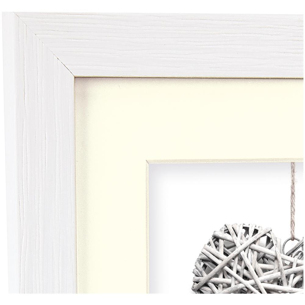 " ""Regent 10,2 cm Cornice portafoto, Legno, Bianco, 32.5 x 1.5 x 22.5 cm" - Foto 2