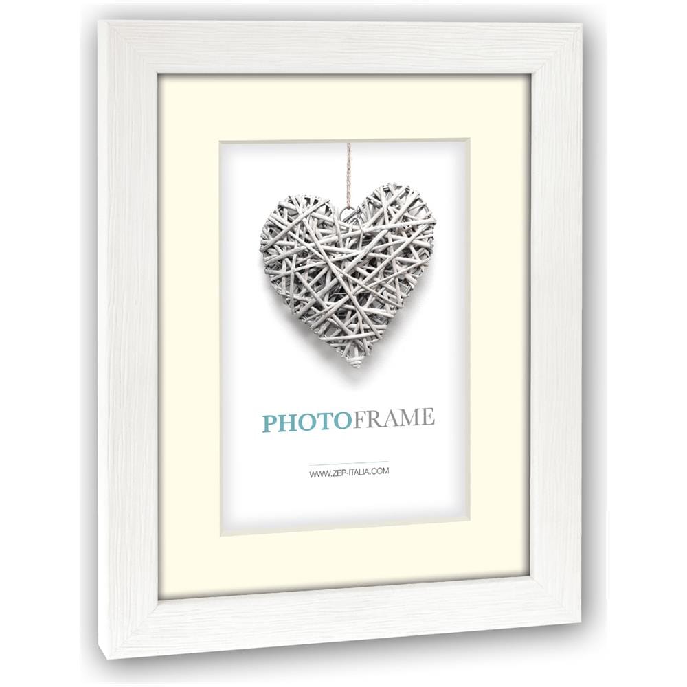 " ""Regent 10,2 cm Cornice portafoto, Legno, Bianco, 32.5 x 1.5 x 22.5 cm" - Foto 1