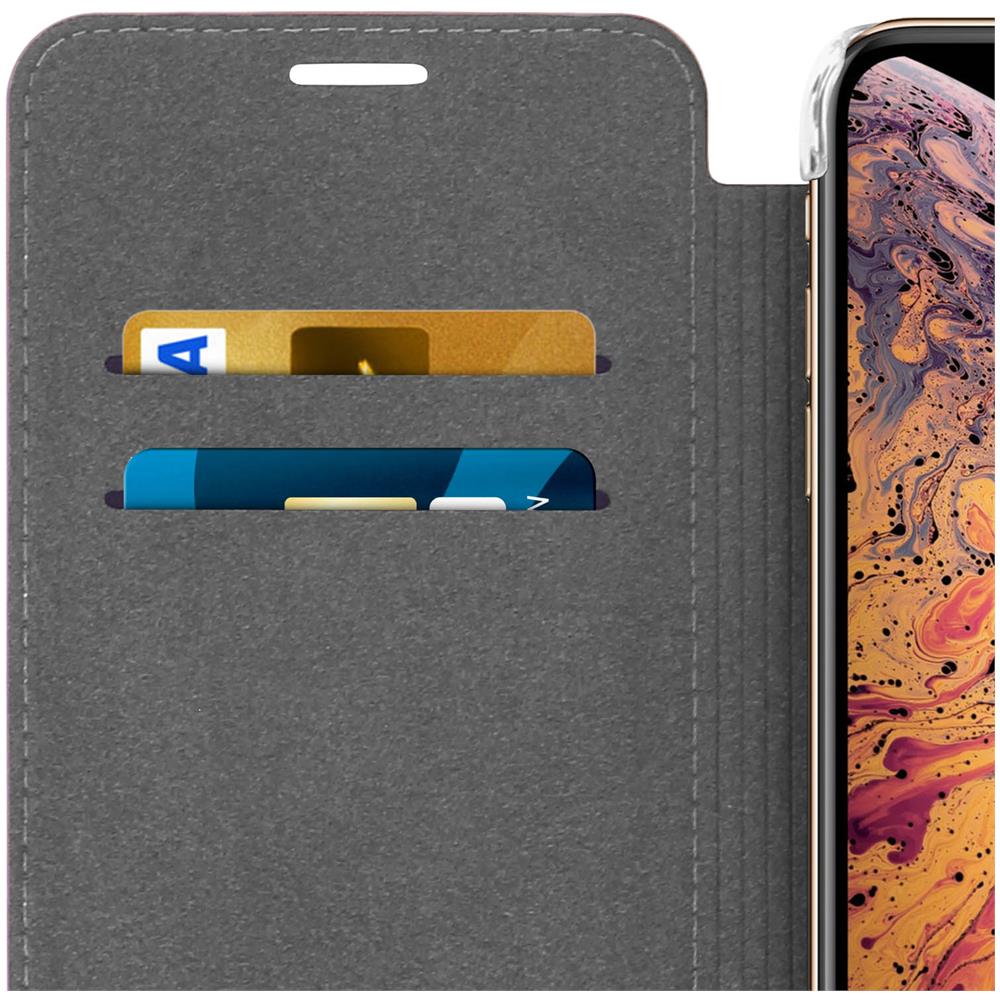 Custodia Iphone Xs Max Portafoglio Borchiette Tonde By - Nero - Foto 5