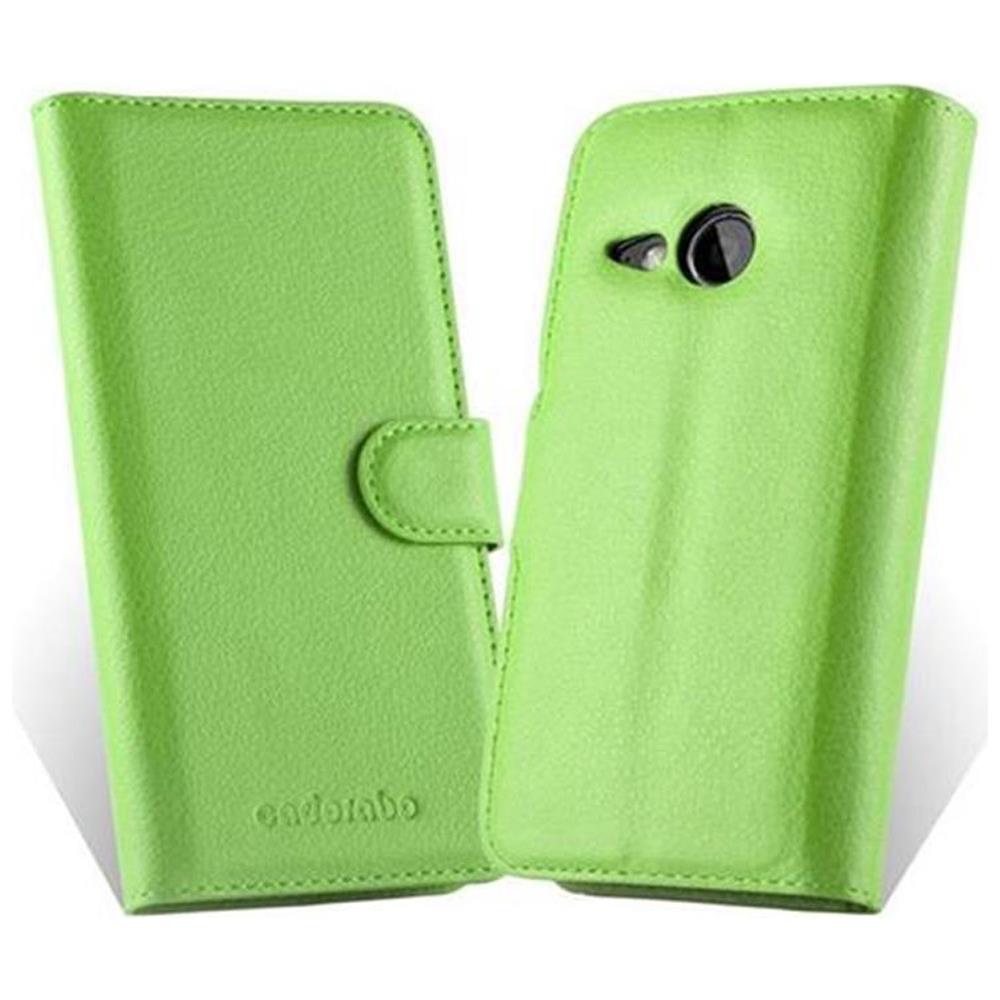 Custodia Compatibile Con Htc One M8 Mini In Verde Menta - Coperchio Protettiva Con Chiusura Magnetica, Funzione Stand E Tasca Per Le Carte - Foto 2