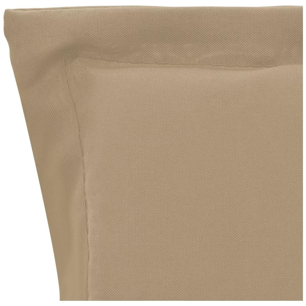 Cuscini per Sedie da Giardino 4 pz Beige 120x50x4 cm - Foto 7