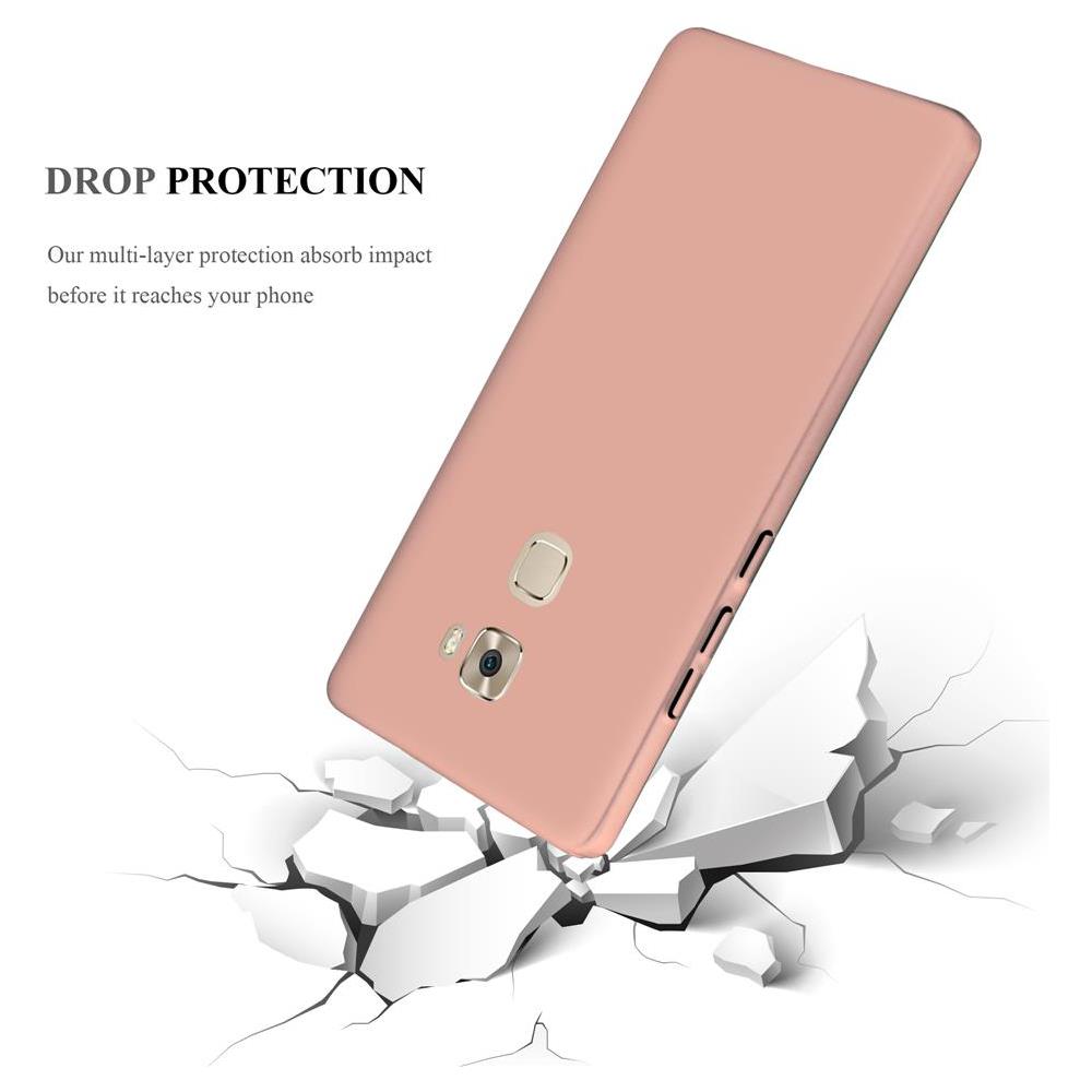 Custodia Compatibile Con Huawei Mate S In Oro Rosa Metallo - Hard Case Coperchio Protettivo In Look Metallico Contro I Graffi E Gli Urti - Foto 7