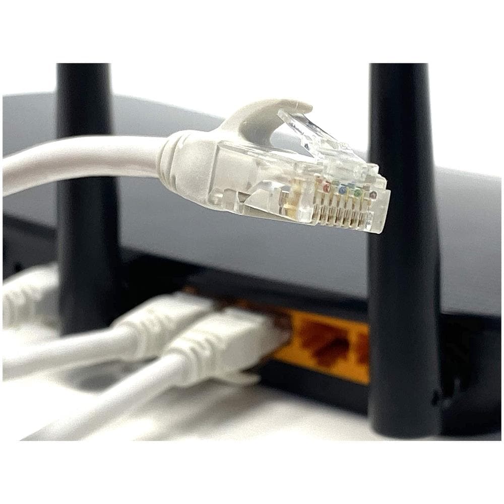 10m Cavo Di Rete Ethernet Patch Cat5e Awg24 Cca Utp Rj45 Grigio Colore (10 Metri) - Foto 2