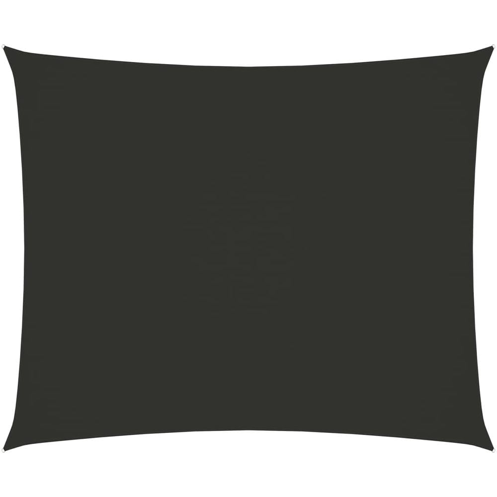 Parasole a Vela Oxford Rettangolare 3,5x4,5 m Antracite - Foto 1
