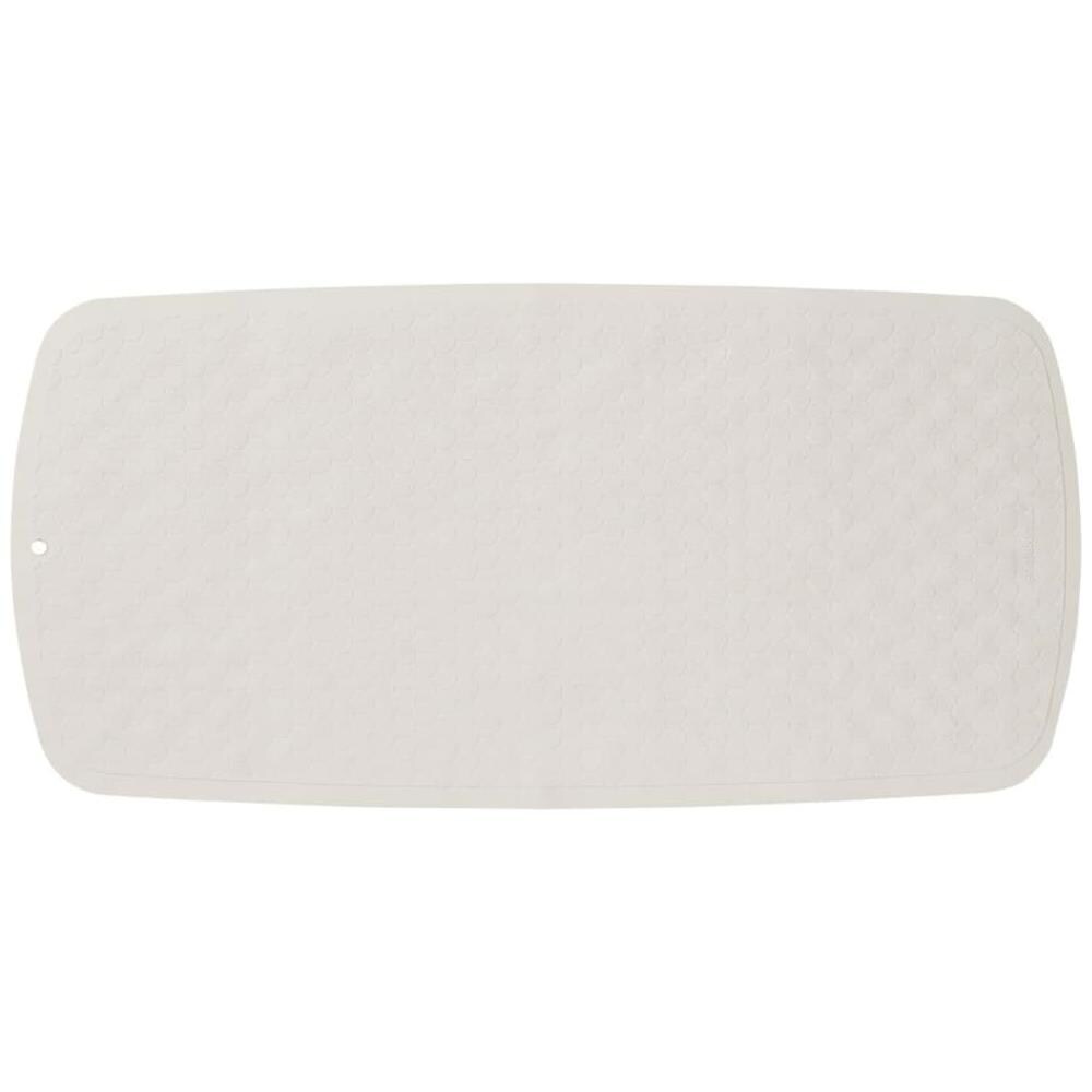 Tappetino da Bagno Antiscivolo Rubelle 37x75 cm Bianco - Foto 1