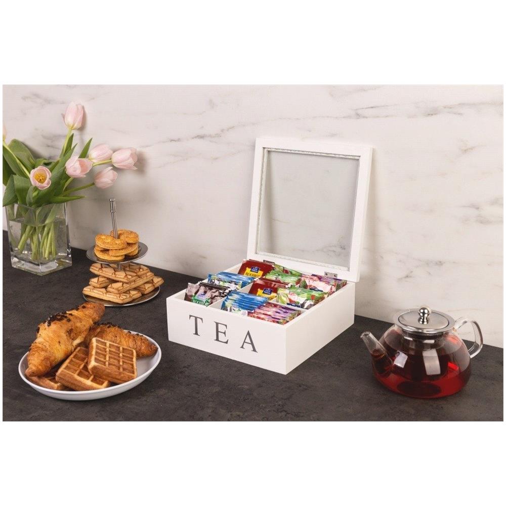 Scatola Porta Tè, 9 Scomparti, Colore Nero - Foto 7