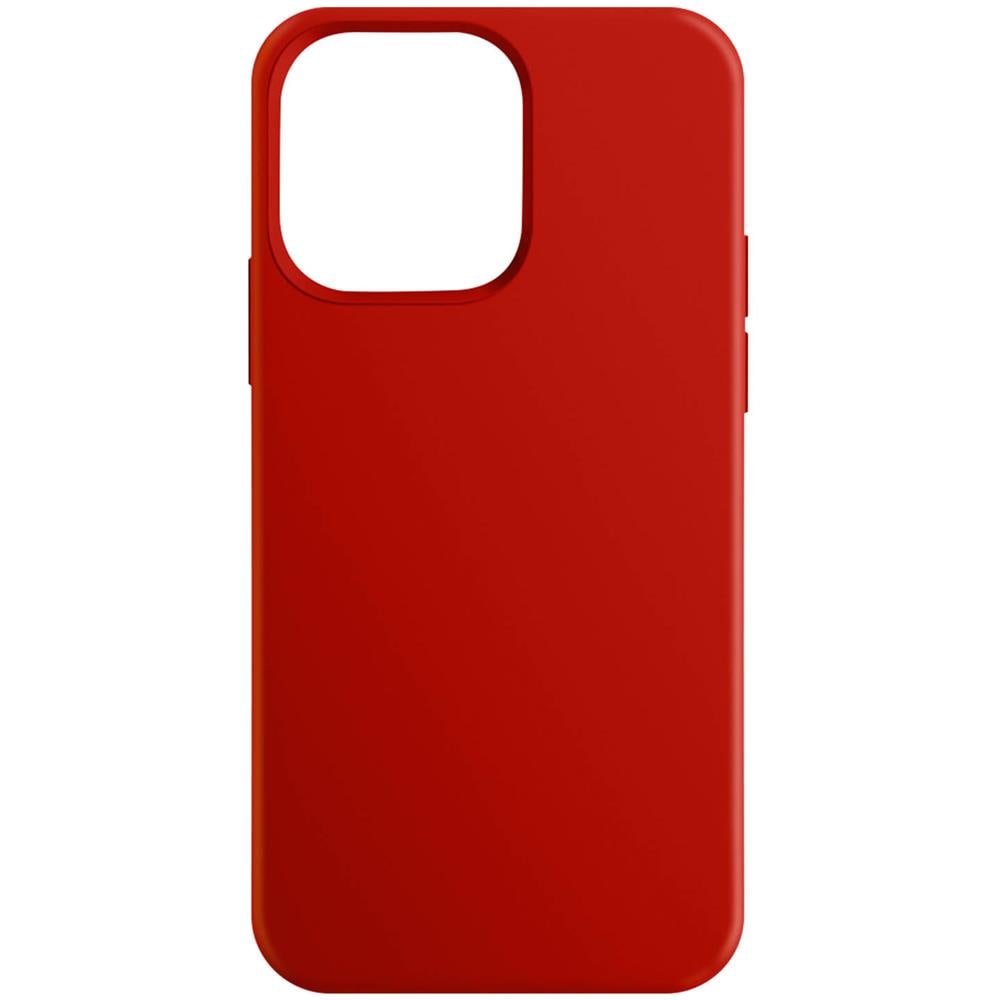 Cover Per Iphone 14 Pro Max Ibrida Semirigida Sottile Leggera Rossa - Foto 1