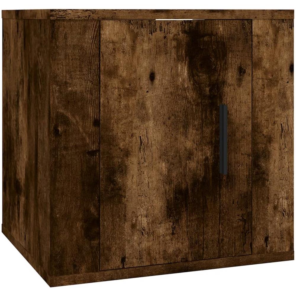 Mobile Porta Tv A Parete Rovere Fumo 40x34,5x40 Cm - Foto 1