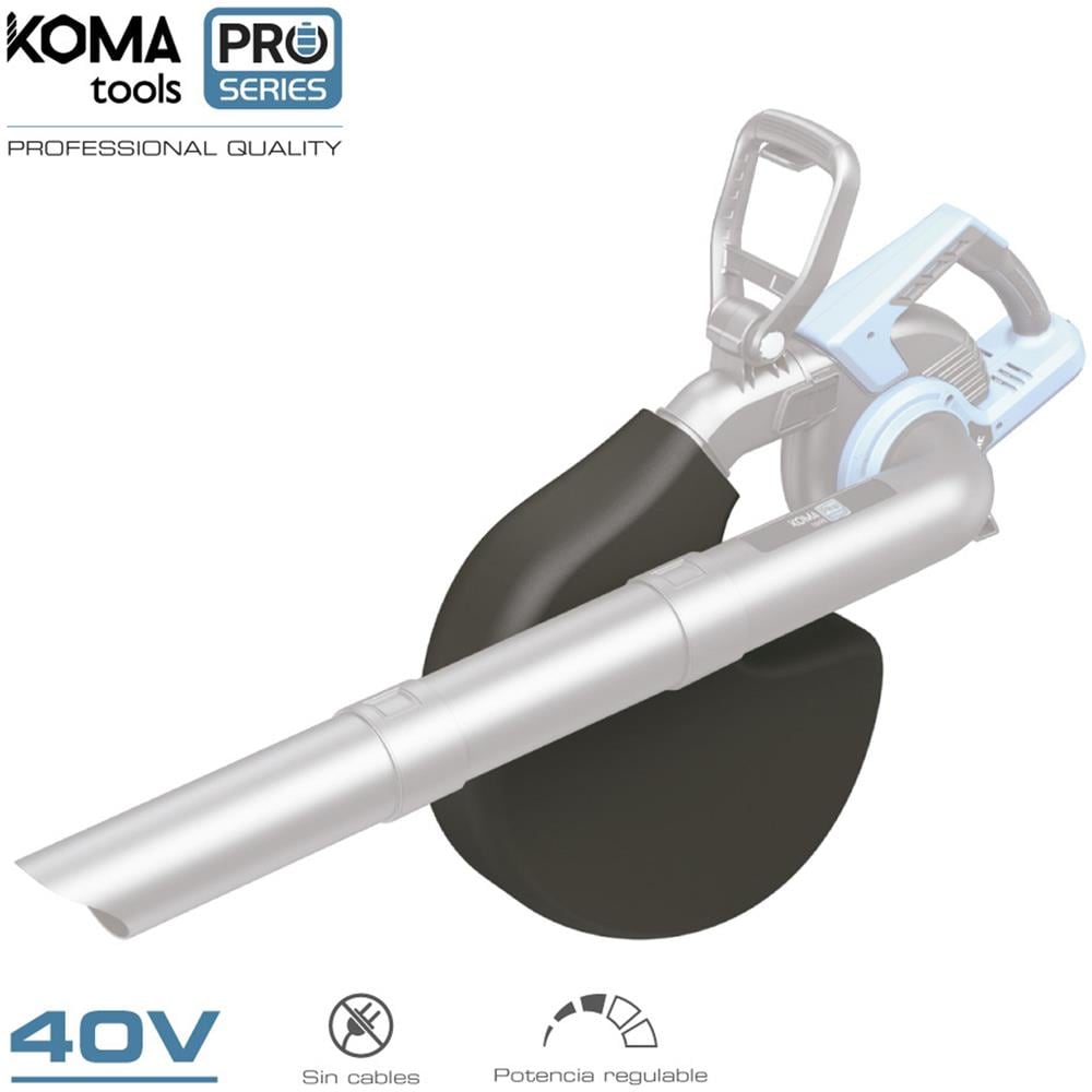 Koma Tools Edm-40: Soffiatore, Aspiratore E Trincia Da 40 V (senza Batterie O Caricabatterie) - Foto 4