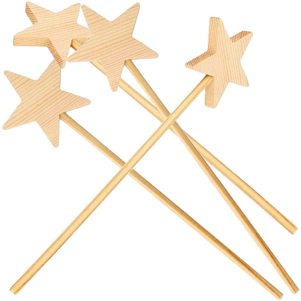 4 Bacchette Magiche In Legno 23 Cm - Foto 1