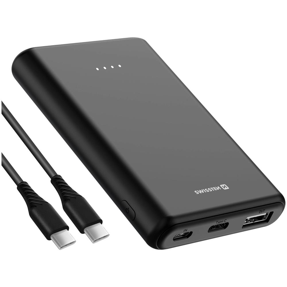 Batteria Di Riserva 5000mah Uscita Usb 10w Spia A Led Compatto Nero - Foto 1
