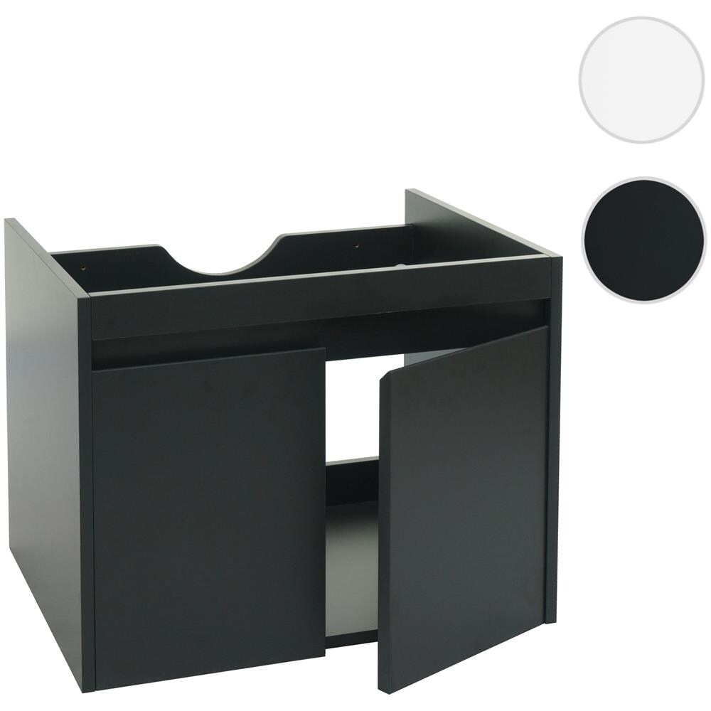 Mobile Sottolavabo E Lavabo Con Illuminazione Eva Bianco In Mdf L 100 X H 51 X P 46 Cm 2 Cassetti 89736816