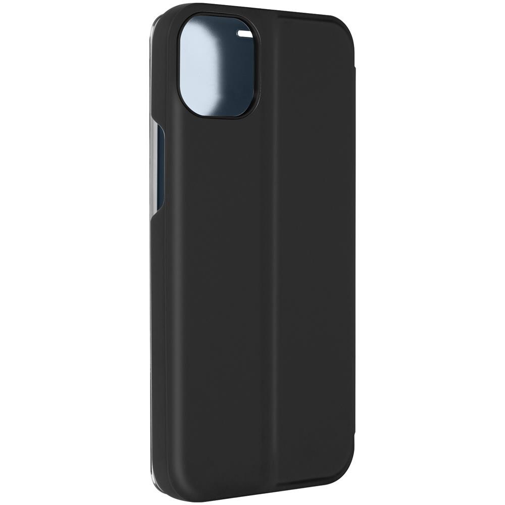 Custodia Clear View Per Iphone 15 Plus Effetto Specchio Supporto Nera - Foto 1