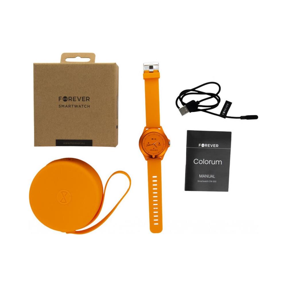 Smartwatch Bluetooth Colorato Monitoraggio Salute Notifiche Waterproof, Arancione - Foto 4