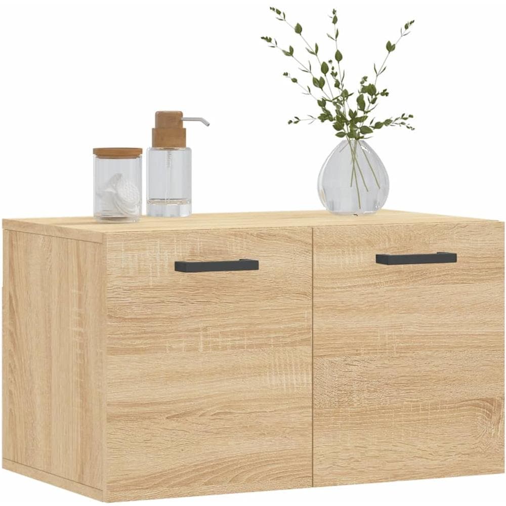 Mobile A Parete Rovere Sonoma 60x36,5x35 Cm Legno Multistrato - Foto 3