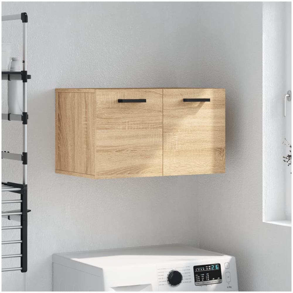 Mobile A Parete Rovere Sonoma 60x36,5x35 Cm Legno Multistrato - Foto 1