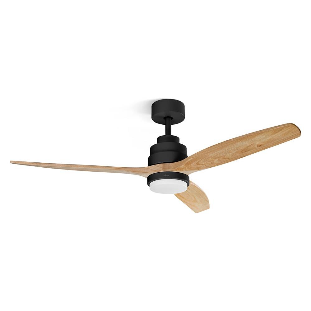 NEPAL CEILING FAN INOX /OAK 132CM LED - Foto 1