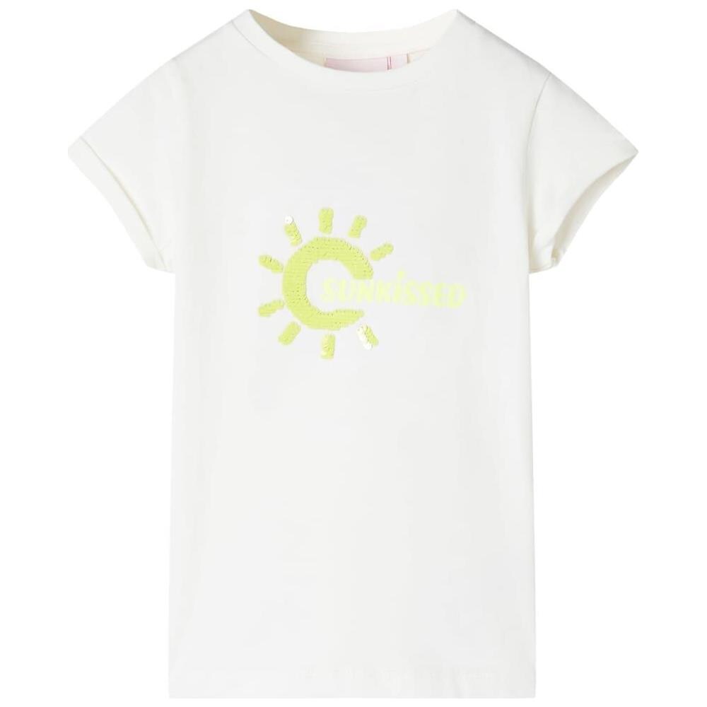 Maglietta per Bambini Ecru 140 - Foto 1