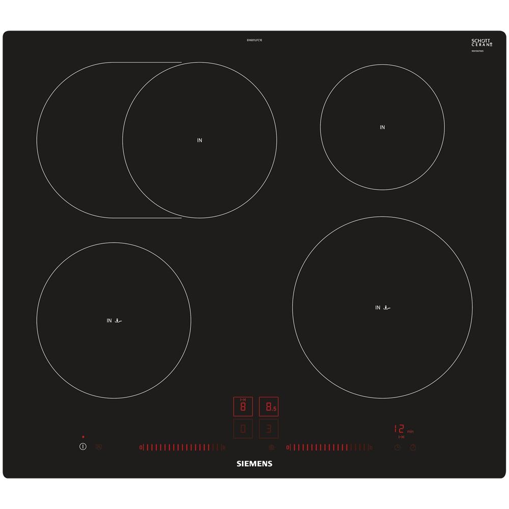 Piano Cottura EH601LFC1E a Induzione 4 Zone Cottura da 57.2cm Colore Nero - Foto 1