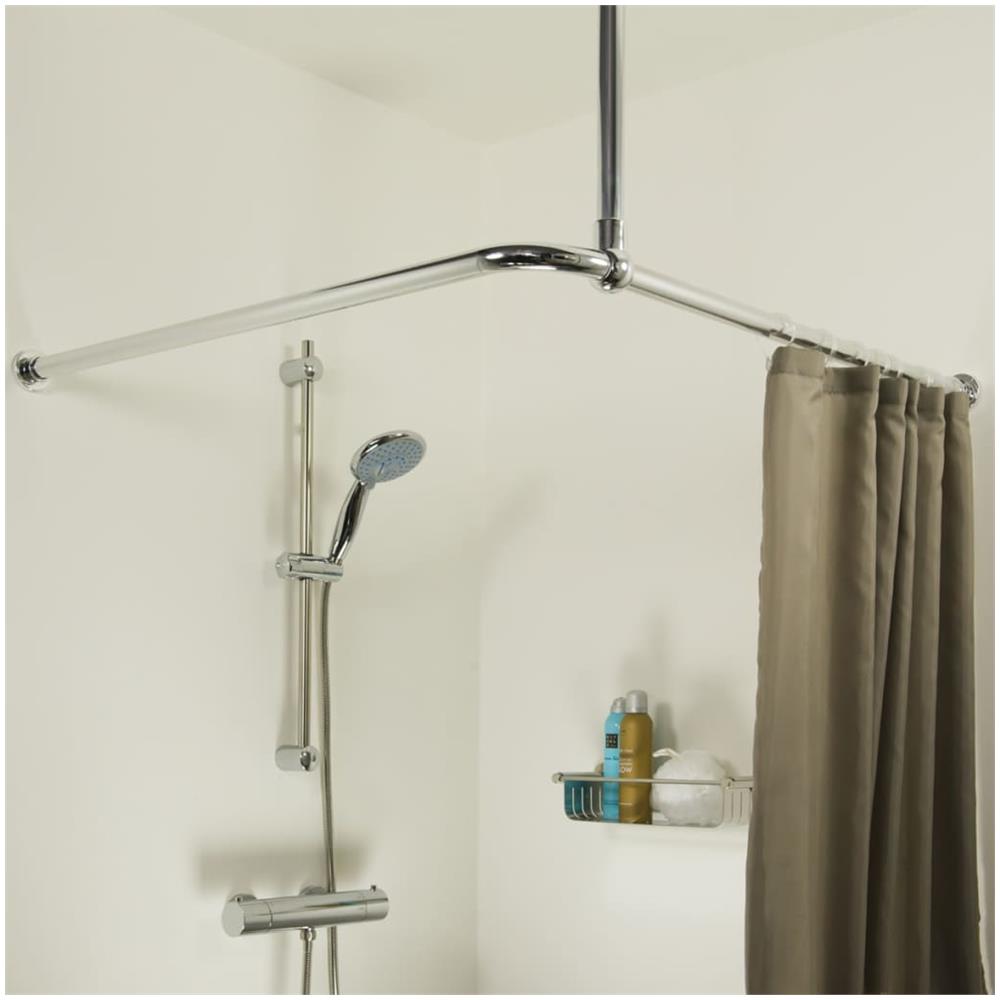 Supporto Da Soffitto Seallux 60 Cm Cromo 276668618 - Foto 2