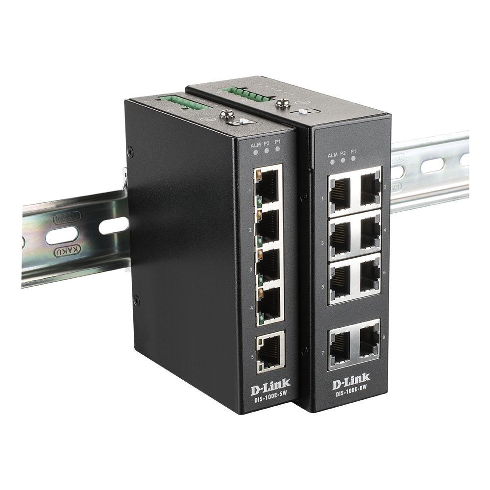 DIS-100E-5W switch di rete No gestito L2 Fast Ethernet (10/100) Nero - Foto 1