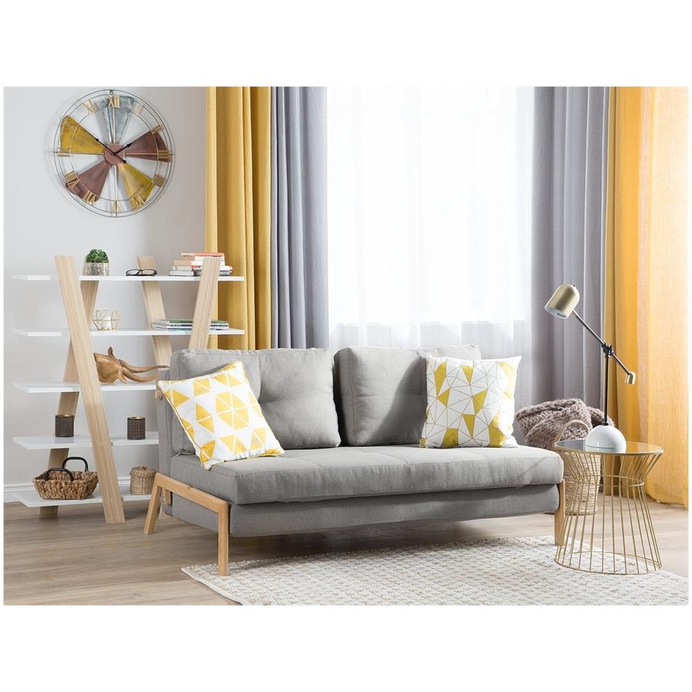 Divano Letto Colore Grigio Chiaro Edland - Foto 2