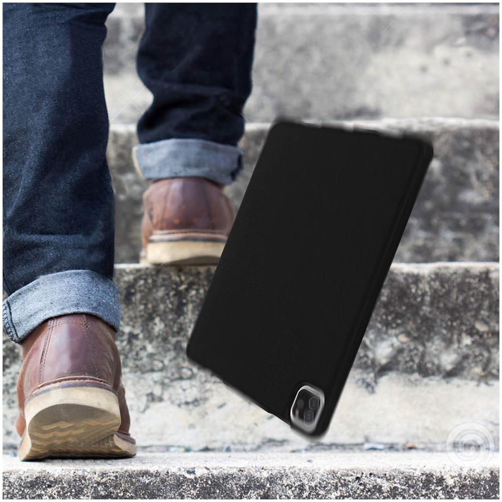 Custodia Ipad Pro 12.9 2020 / 2018 Stand-by Modalità Supporto Video /tastiera Nero - Foto 5