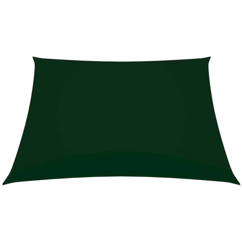 Vela Parasole in Tela Oxford Quadrata 2,5x2,5 m Verde Scuro - Foto 3