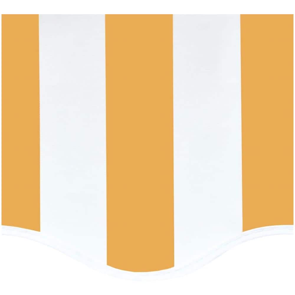 Tessuto di Ricambio per Tenda da Sole Giallo e Bianco 4,5x3,5 m - Foto 2