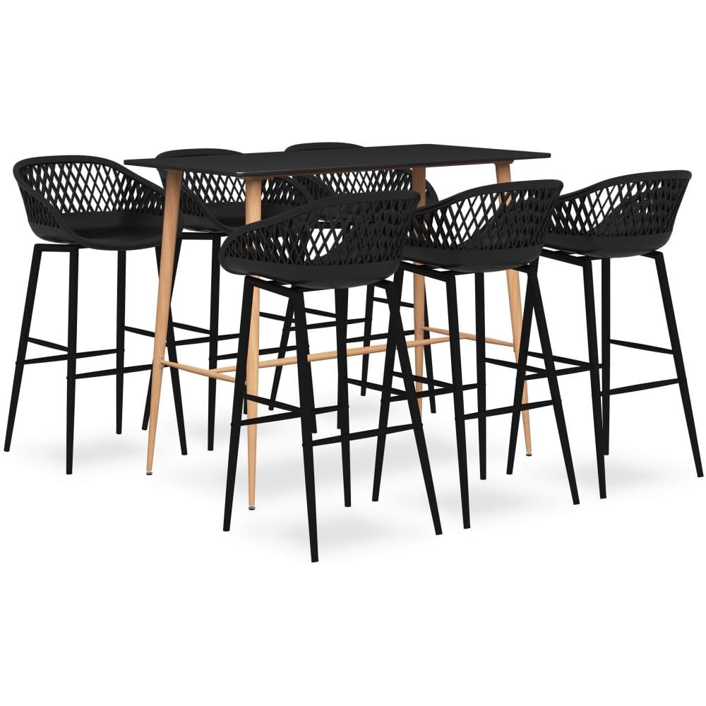 Set da Bar 7 pz Nero - Foto 1