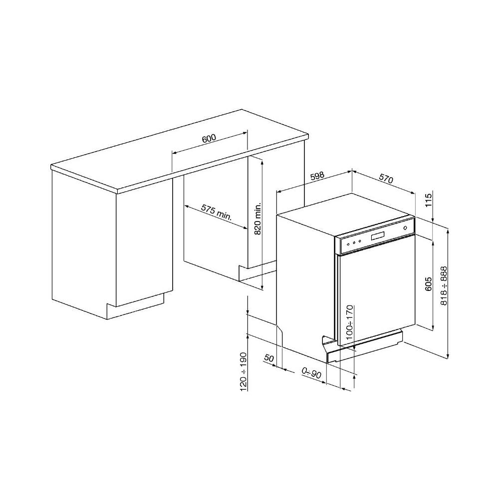 Lavastoviglie LSP324BQX da Sottopiano Classe B Capacità 14 Coperti Colore Acciaio Inox - Foto 11