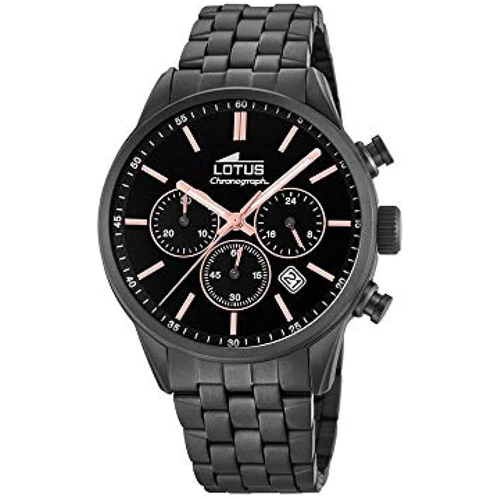 Orologio Cronografo Quarzo Uomo Con Cinturino In Acciaio Inox 18668/2 - Foto 1