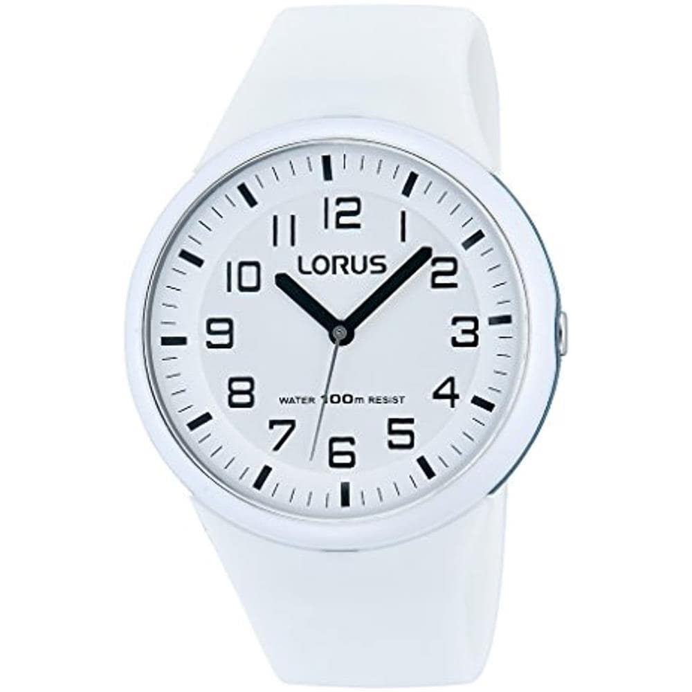 Watches Fashion Rrx53dx9 - Orologio Da Polso Da Donna, Cinturino In Silicone Colore Bianco - Foto 1