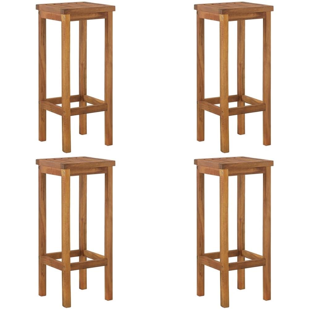 Set Da Bar Per Giardino 5 Pz In Legno Massello Di Acacia - Foto 7