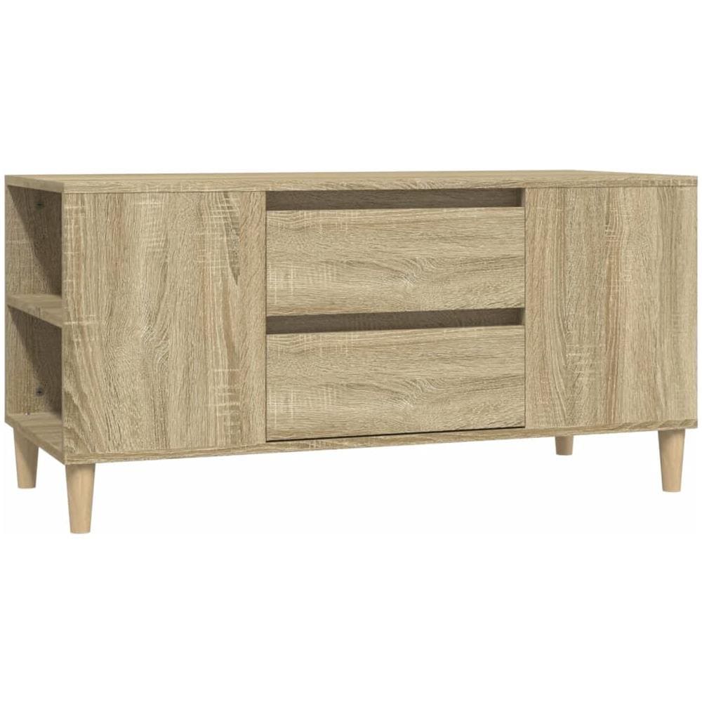 Mobile Porta Tv Rovere Sonoma 102x44,5x50 Cm Legno Multistrato - Foto 1